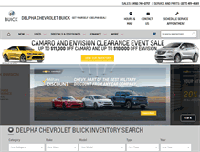 Tablet Screenshot of delphachevy.com